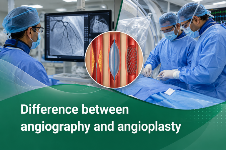 Difference Between Angiography and Angioplasty