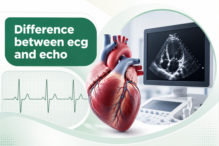 Difference Between ECG and Echo